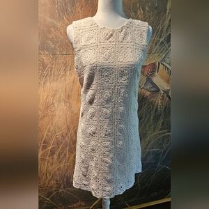 MING Crochet Creme Dress Ming Wang 10
